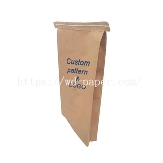 Bossa de ciment de paper kraft cosida